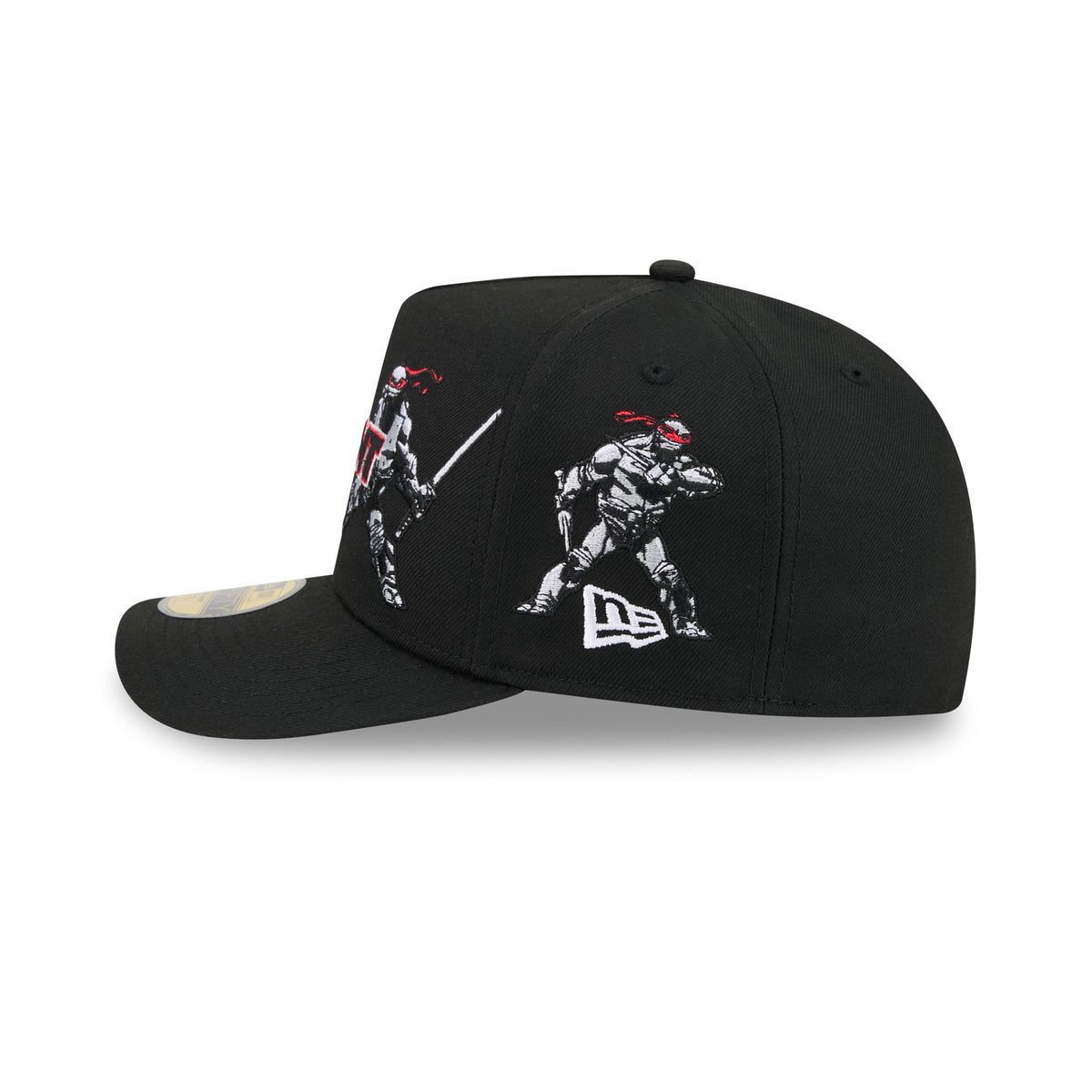 Teenage Mutant Ninja Turtles Black 59FIFTY A-Frame Fitted Hat