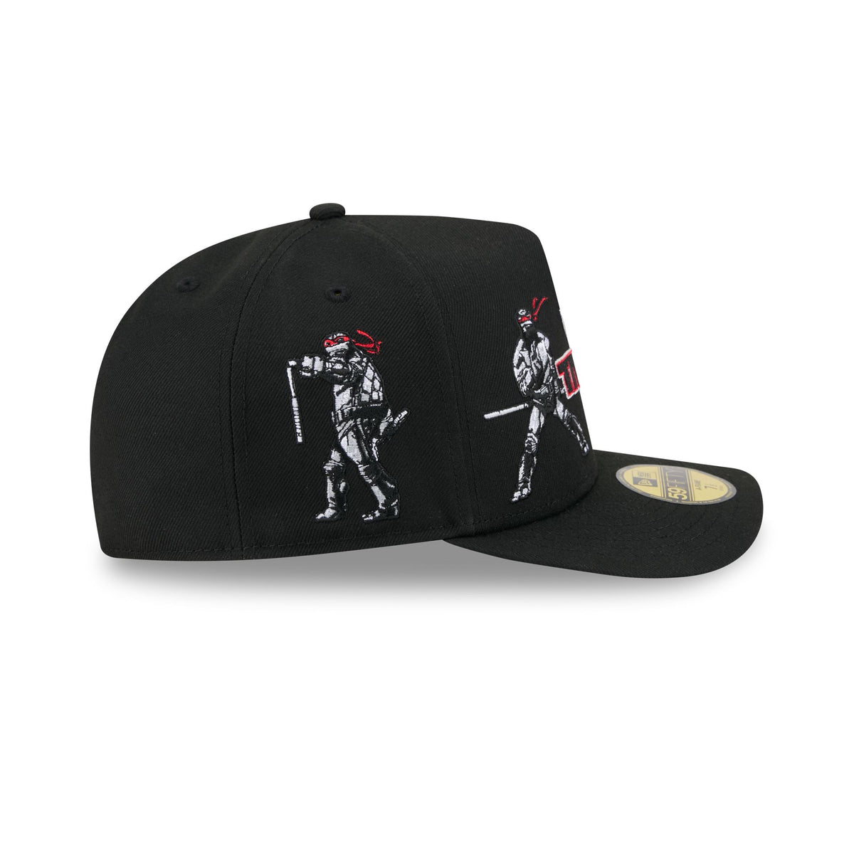 Teenage Mutant Ninja Turtles Black 59FIFTY A-Frame Fitted Hat