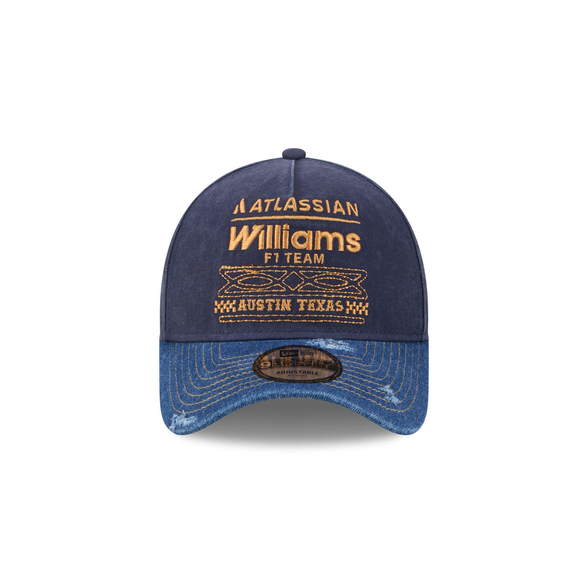 Atlassian Williams F1 Team Distressed Denim 9FORTY A-Frame Snapback Hat
