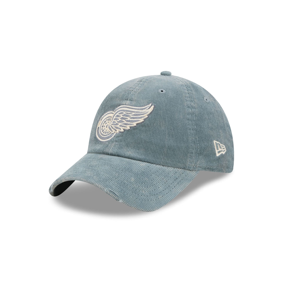 Detroit Red Wings Washed Slate Blue Corduroy Casual Classic Adjustable Hat