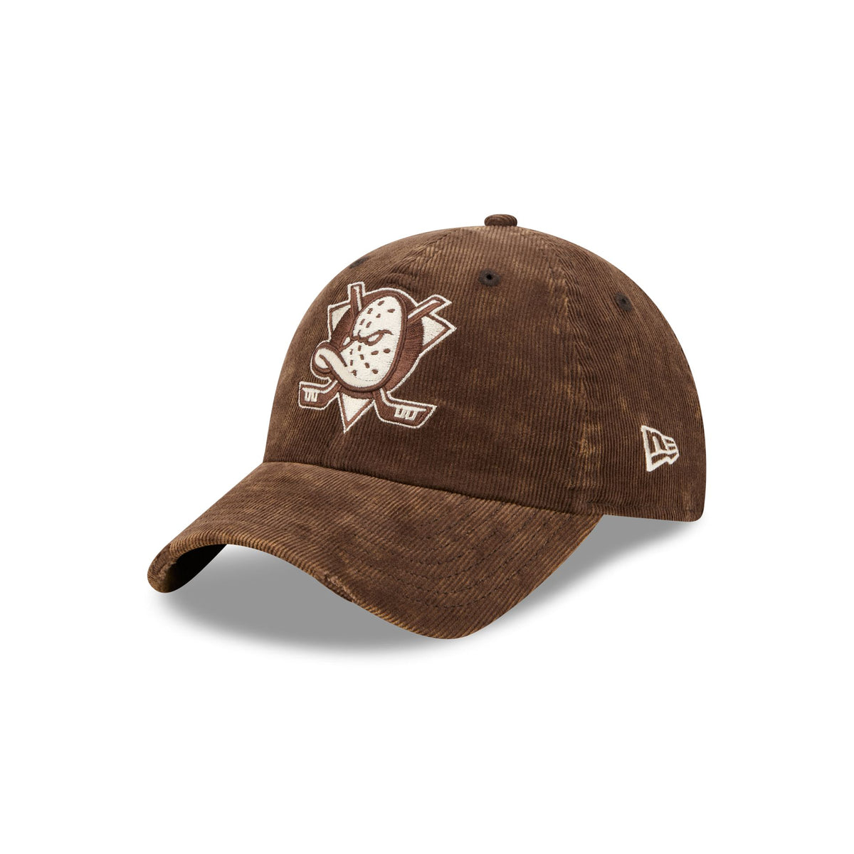 Anaheim Ducks Washed Walnut Corduroy Casual Classic Adjustable Hat