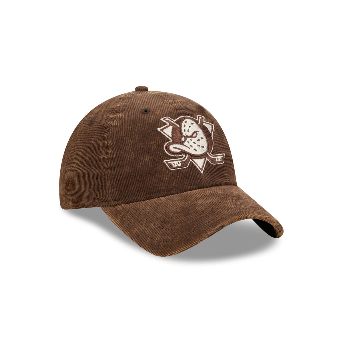 Anaheim Ducks Washed Walnut Corduroy Casual Classic Adjustable Hat