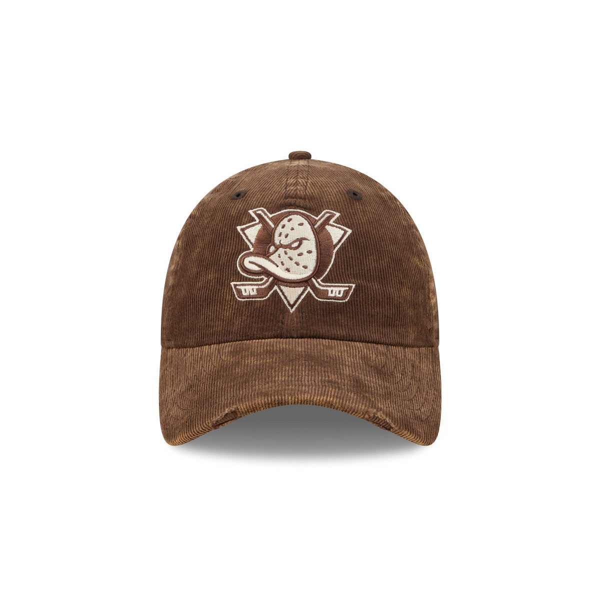 Anaheim Ducks Washed Walnut Corduroy Casual Classic Adjustable Hat