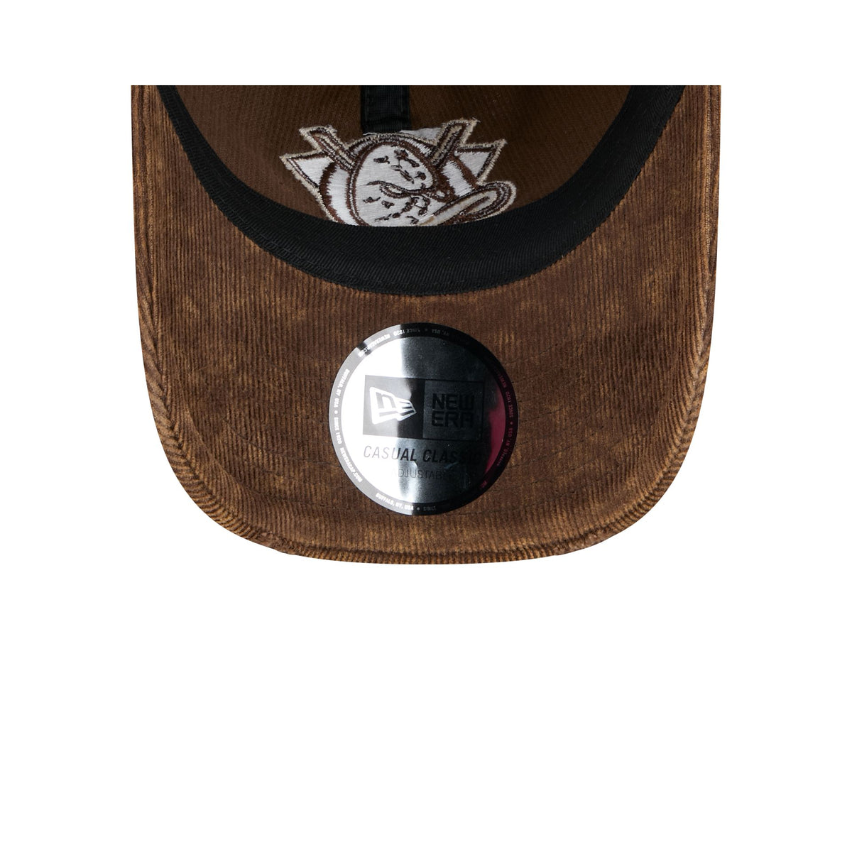 Anaheim Ducks Washed Walnut Corduroy Casual Classic Adjustable Hat