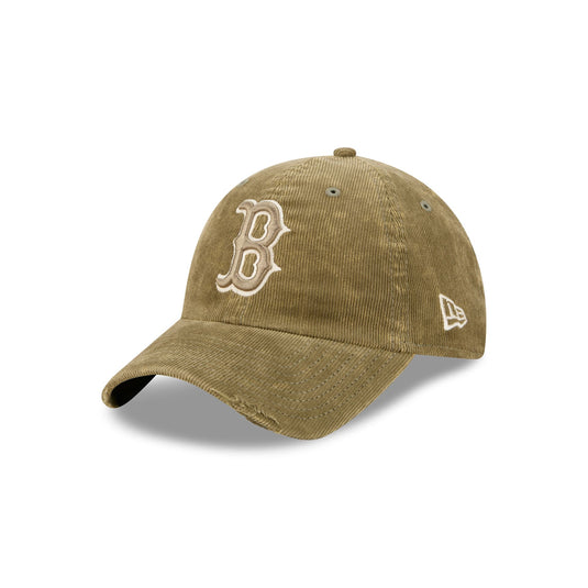 Boston Red Sox Washed New Olive Corduroy Casual Classic Adjustable Hat