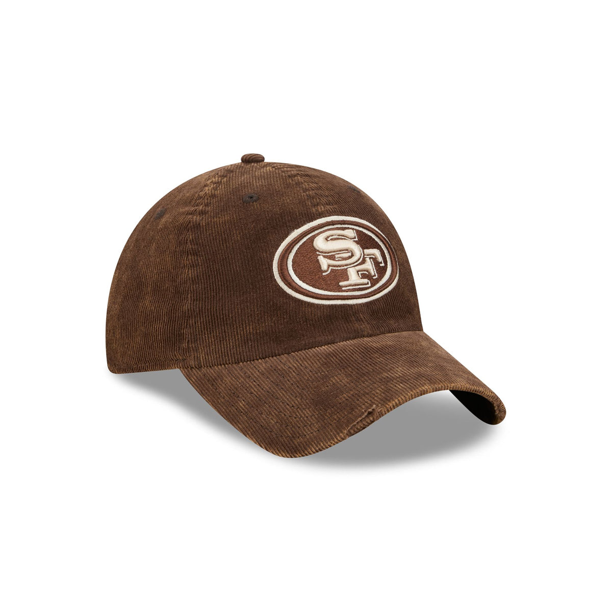 San Francisco 49ers Washed Walnut Corduroy Casual Classic Adjustable Hat