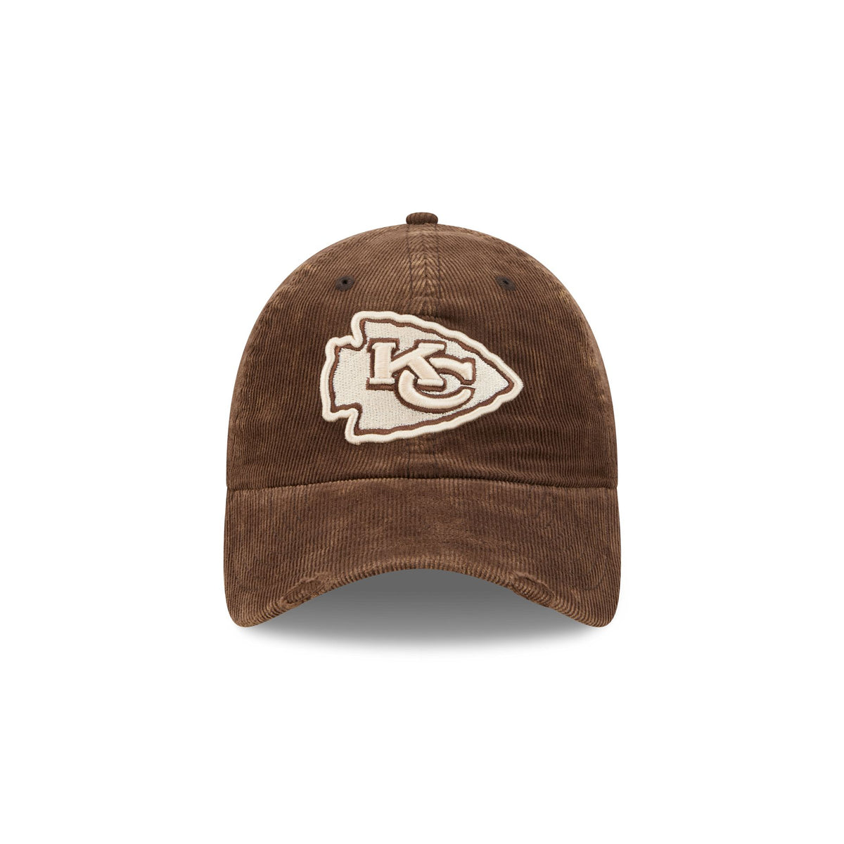 Kansas City Chiefs Washed Walnut Corduroy Casual Classic Adjustable Hat