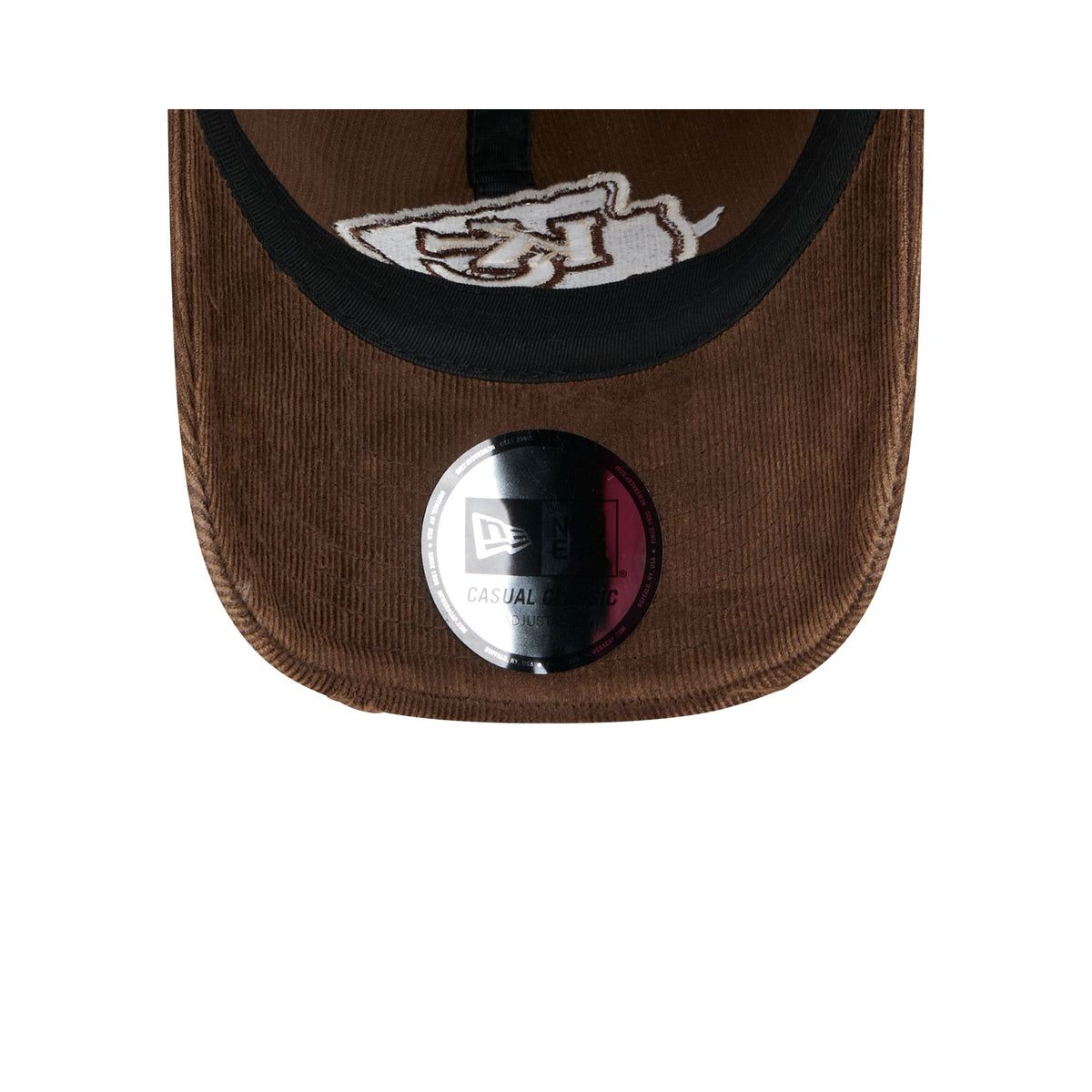Kansas City Chiefs Washed Walnut Corduroy Casual Classic Adjustable Hat