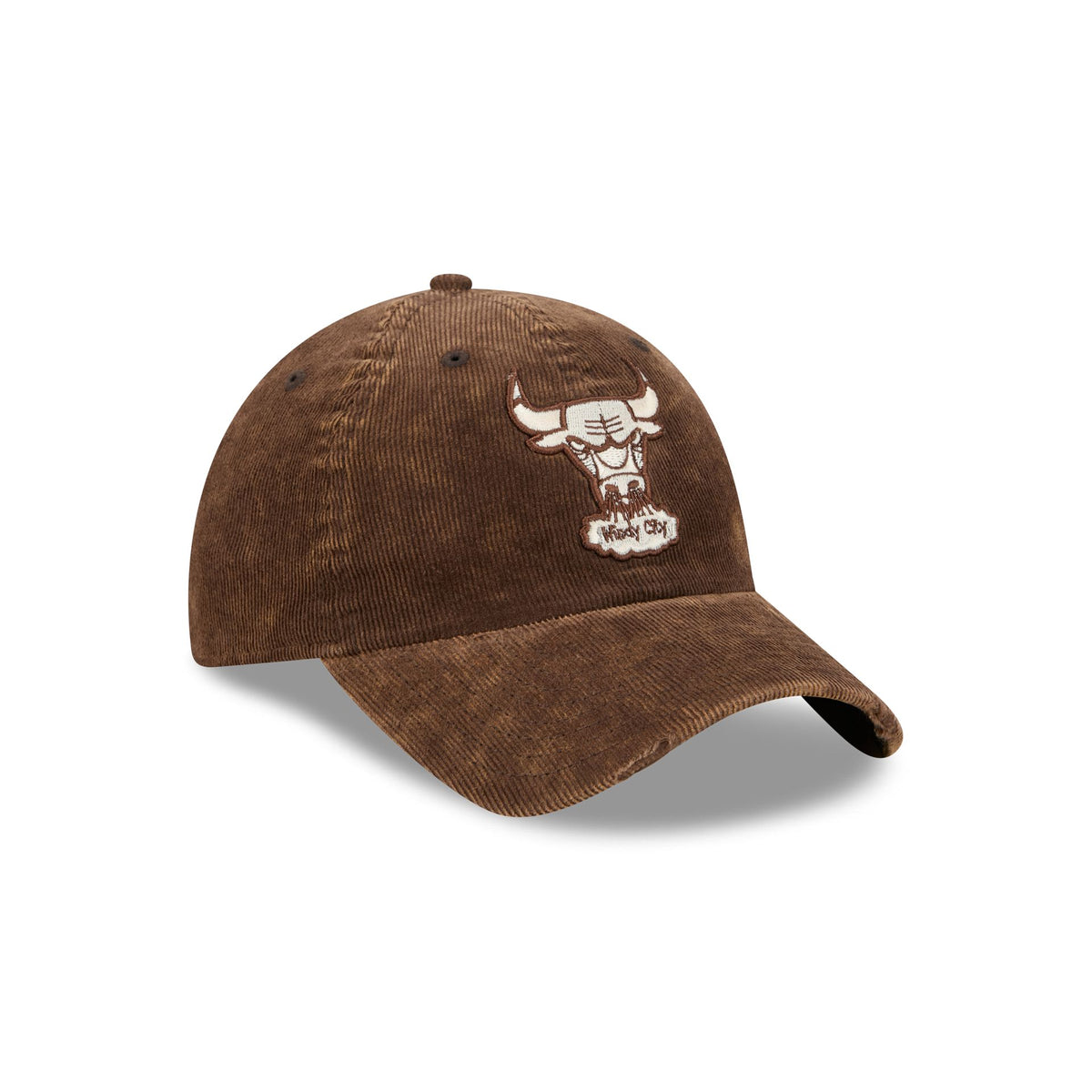 Chicago Bulls Washed Walnut Corduroy Casual Classic Adjustable Hat
