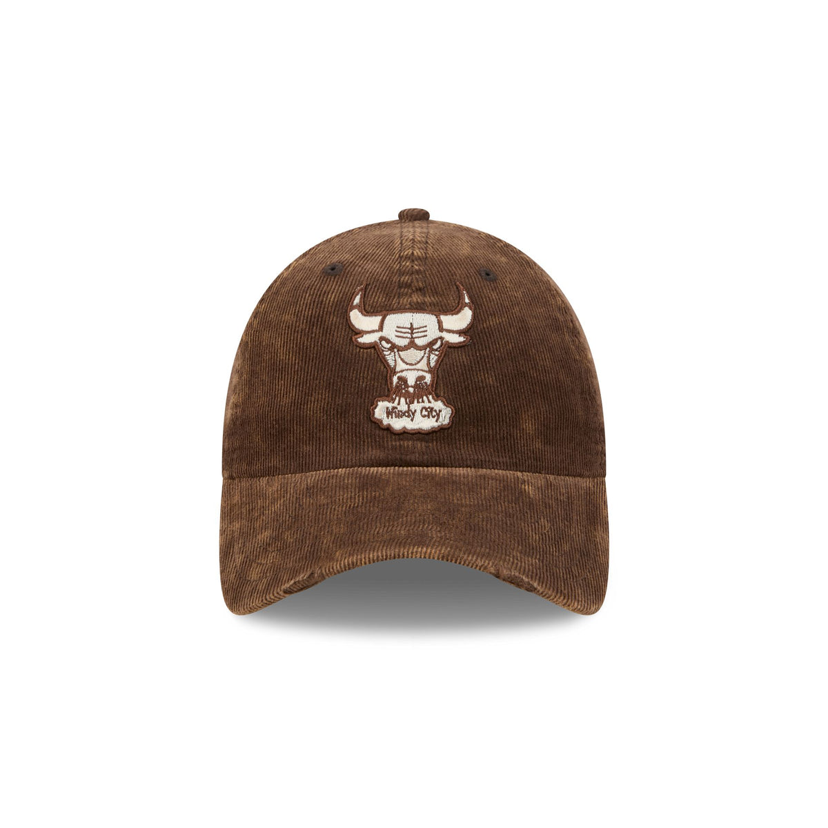 Chicago Bulls Washed Walnut Corduroy Casual Classic Adjustable Hat