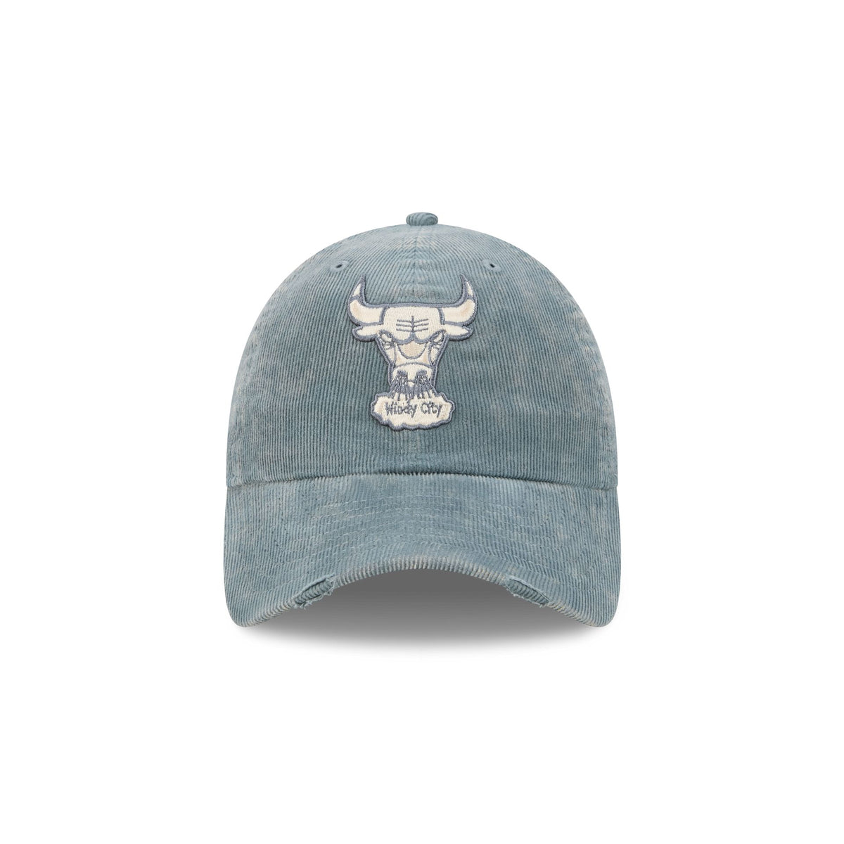 Chicago Bulls Washed Slate Blue Corduroy Casual Classic Adjustable Hat
