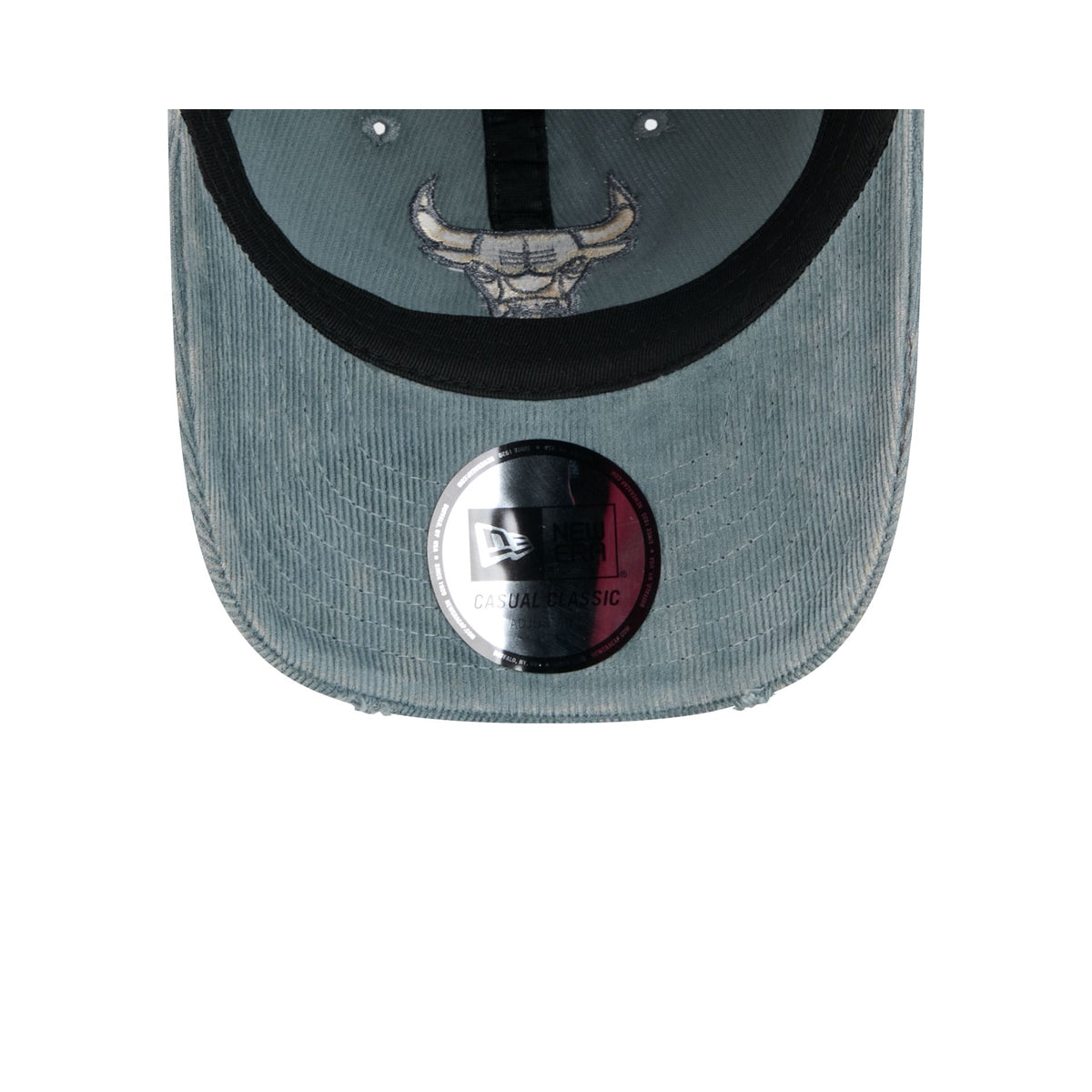 Chicago Bulls Washed Slate Blue Corduroy Casual Classic Adjustable Hat