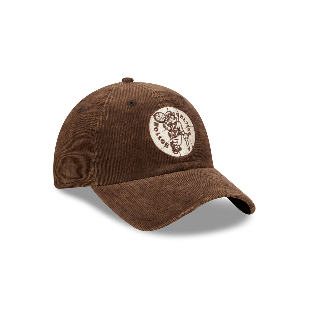 Boston Celtics Washed Walnut Corduroy Casual Classic Adjustable Hat