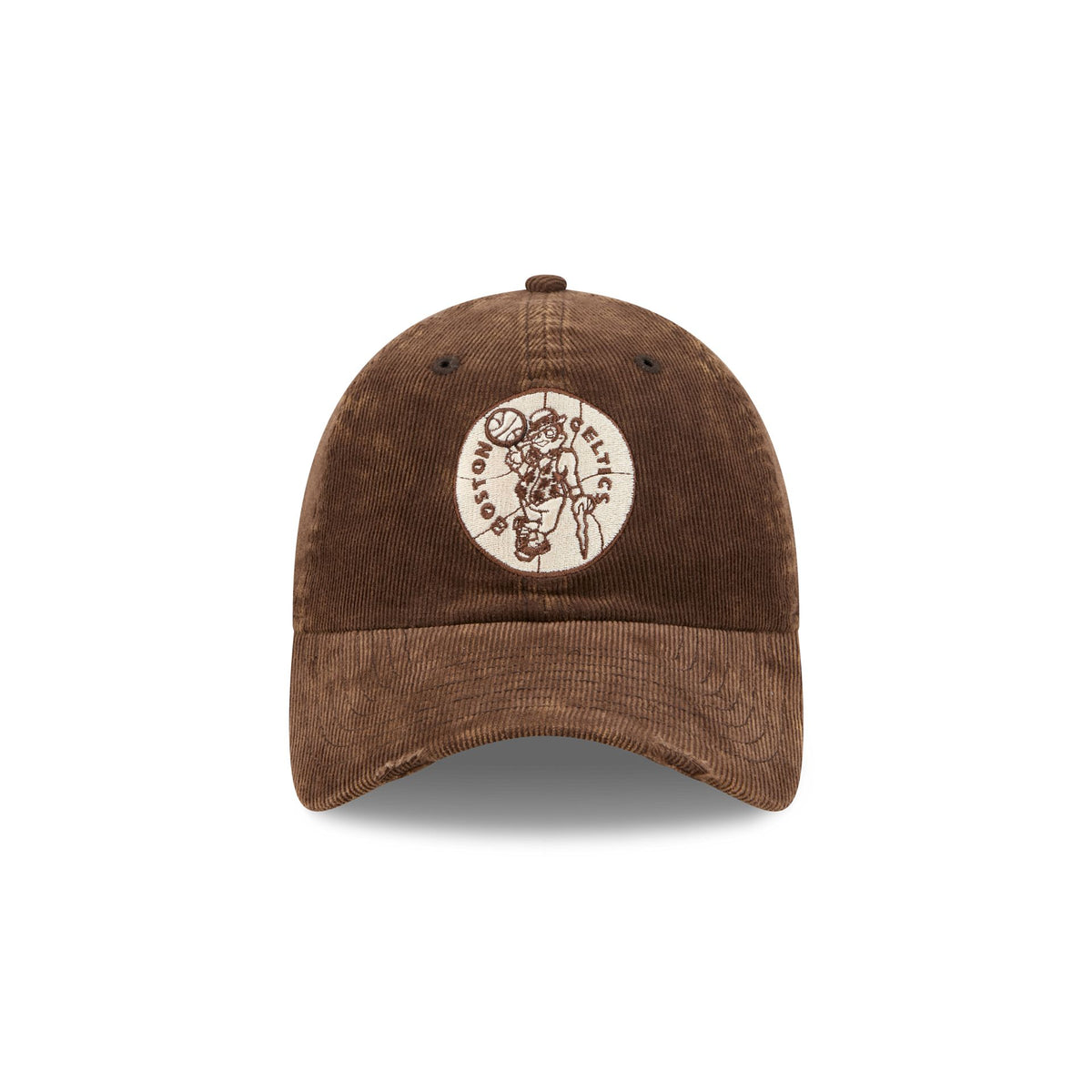 Boston Celtics Washed Walnut Corduroy Casual Classic Adjustable Hat