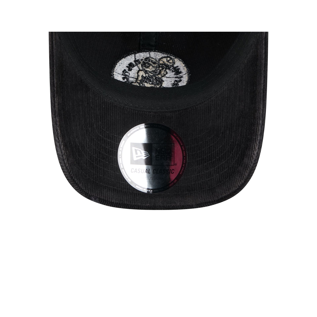 Boston Celtics Washed Black Corduroy Casual Classic Adjustable Hat