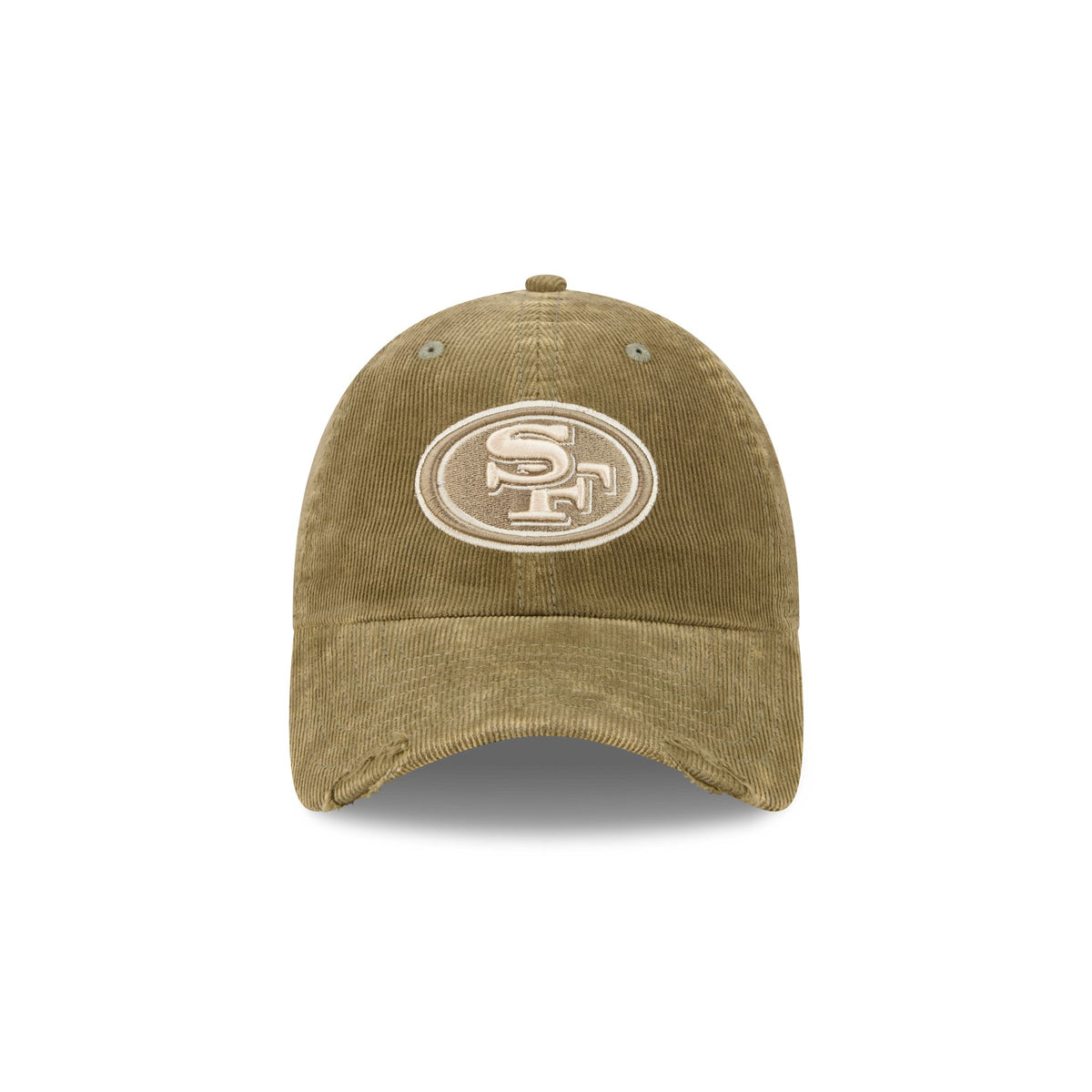 San Francisco 49ers Washed New Olive Corduroy Casual Classic Adjustable Hat