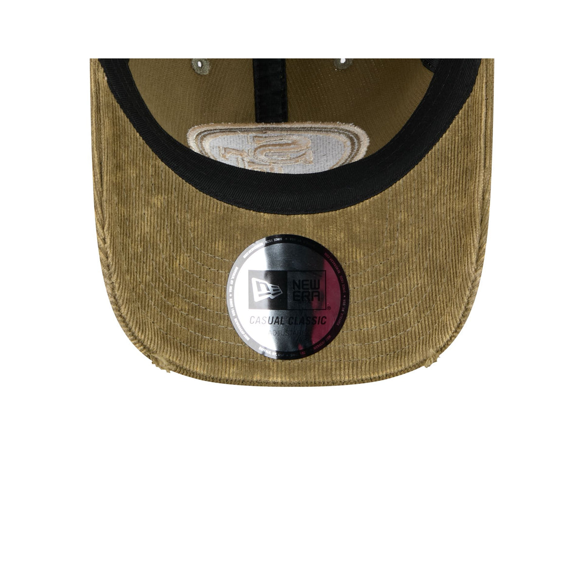San Francisco 49ers Washed New Olive Corduroy Casual Classic Adjustable Hat