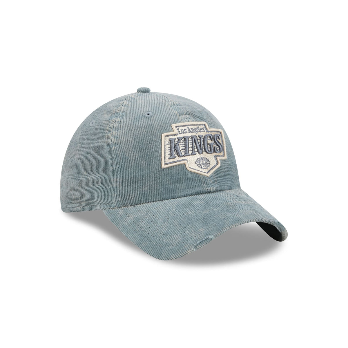 Los Angeles Kings Washed Slate Blue Corduroy Casual Classic Adjustable Hat
