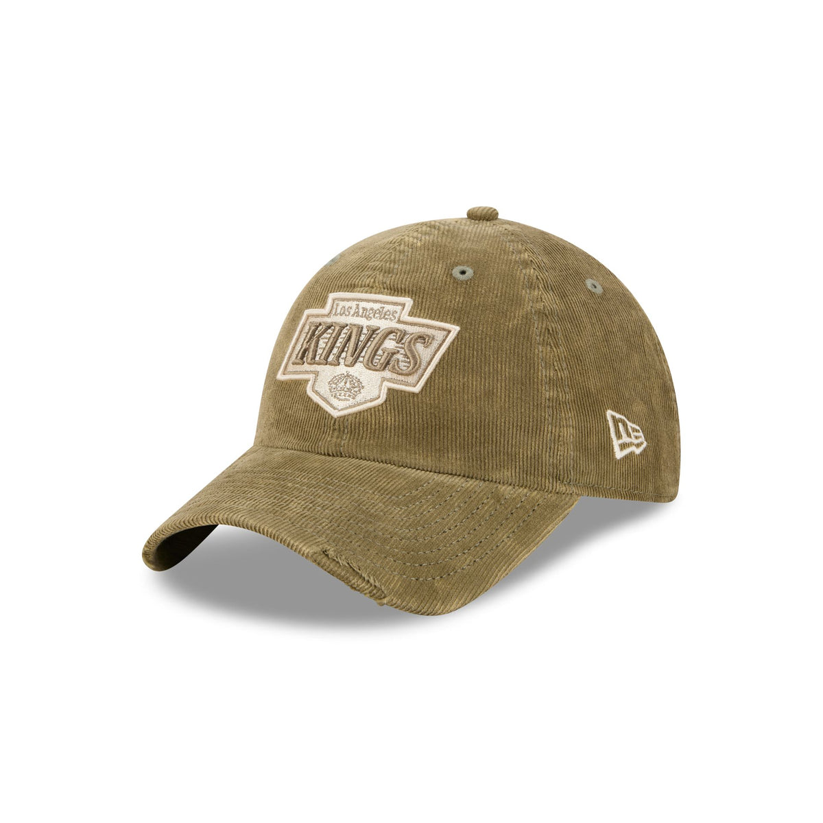Los Angeles Kings Washed New Olive Corduroy Casual Classic Adjustable Hat