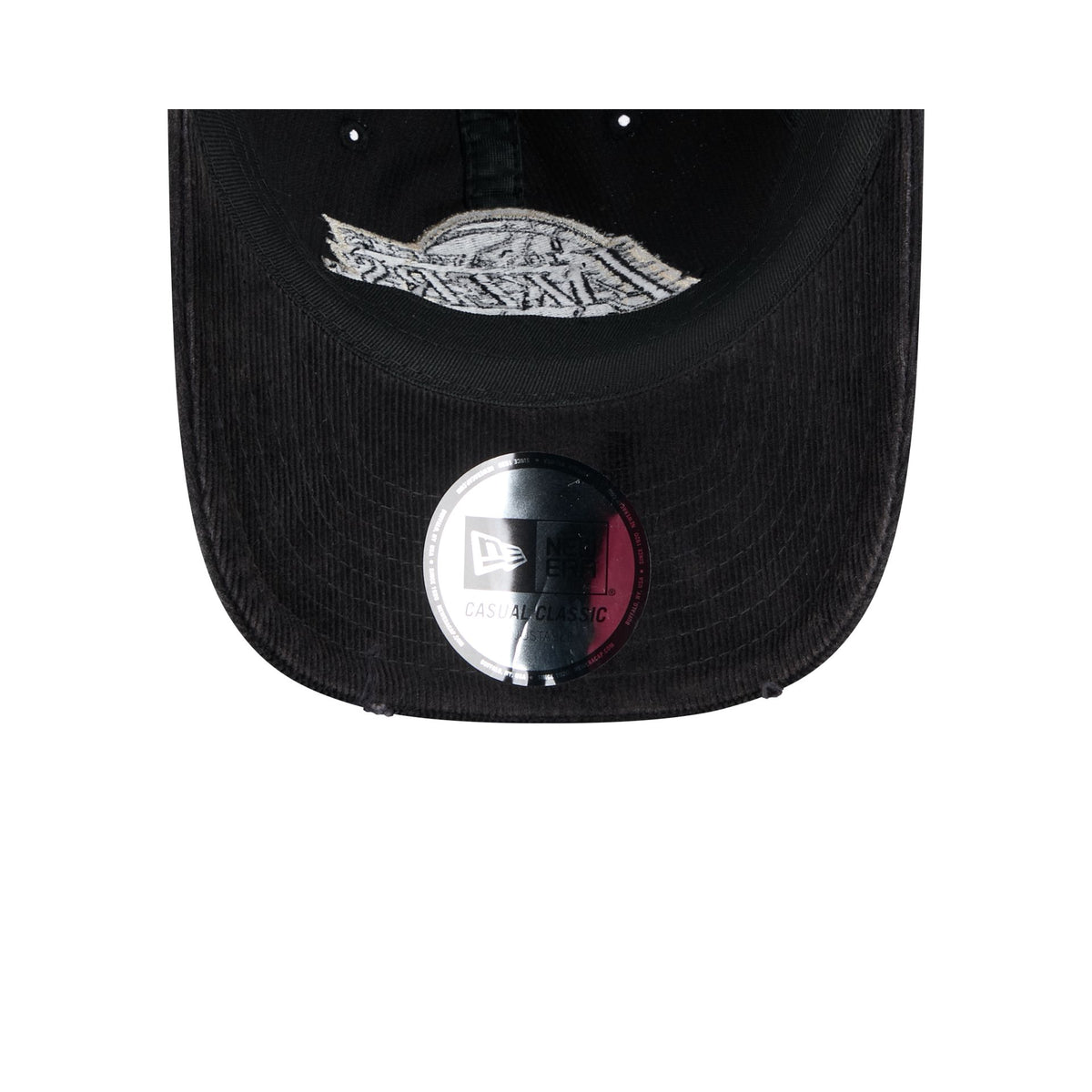 Los Angeles Lakers Washed Black Corduroy Casual Classic Adjustable Hat