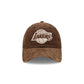 Los Angeles Lakers Washed Walnut Corduroy Casual Classic Adjustable Hat