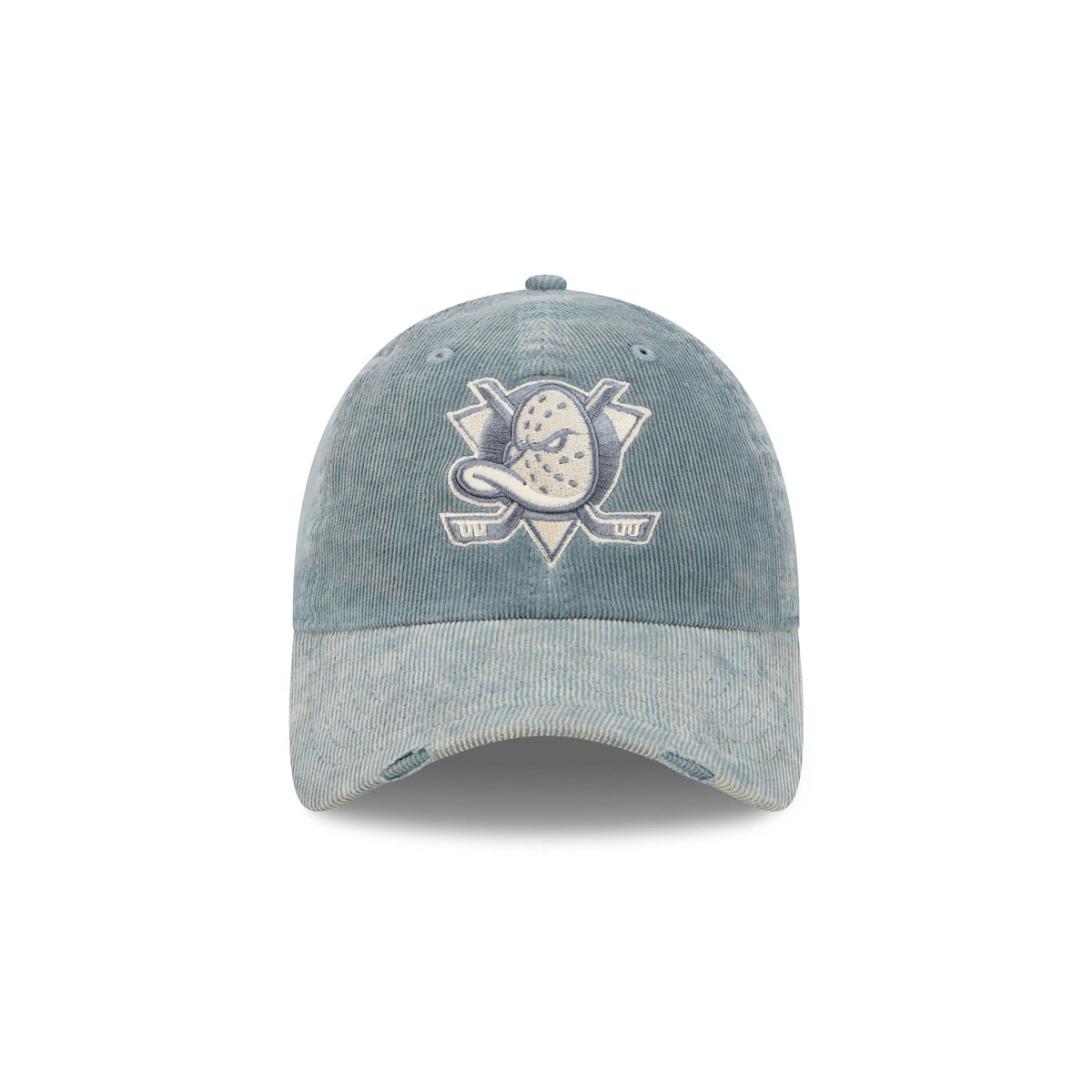 Anaheim Ducks Washed Slate Blue Corduroy Casual Classic Adjustable Hat