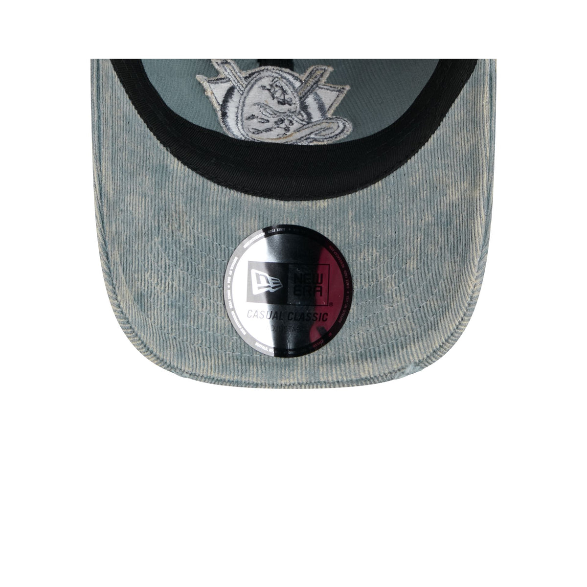 Anaheim Ducks Washed Slate Blue Corduroy Casual Classic Adjustable Hat