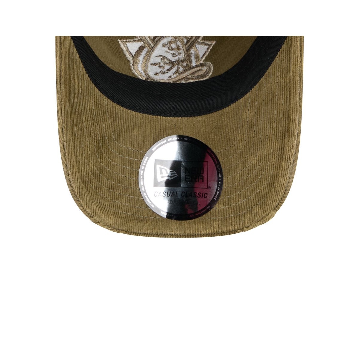 Anaheim Ducks Washed New Olive Corduroy Casual Classic Adjustable Hat