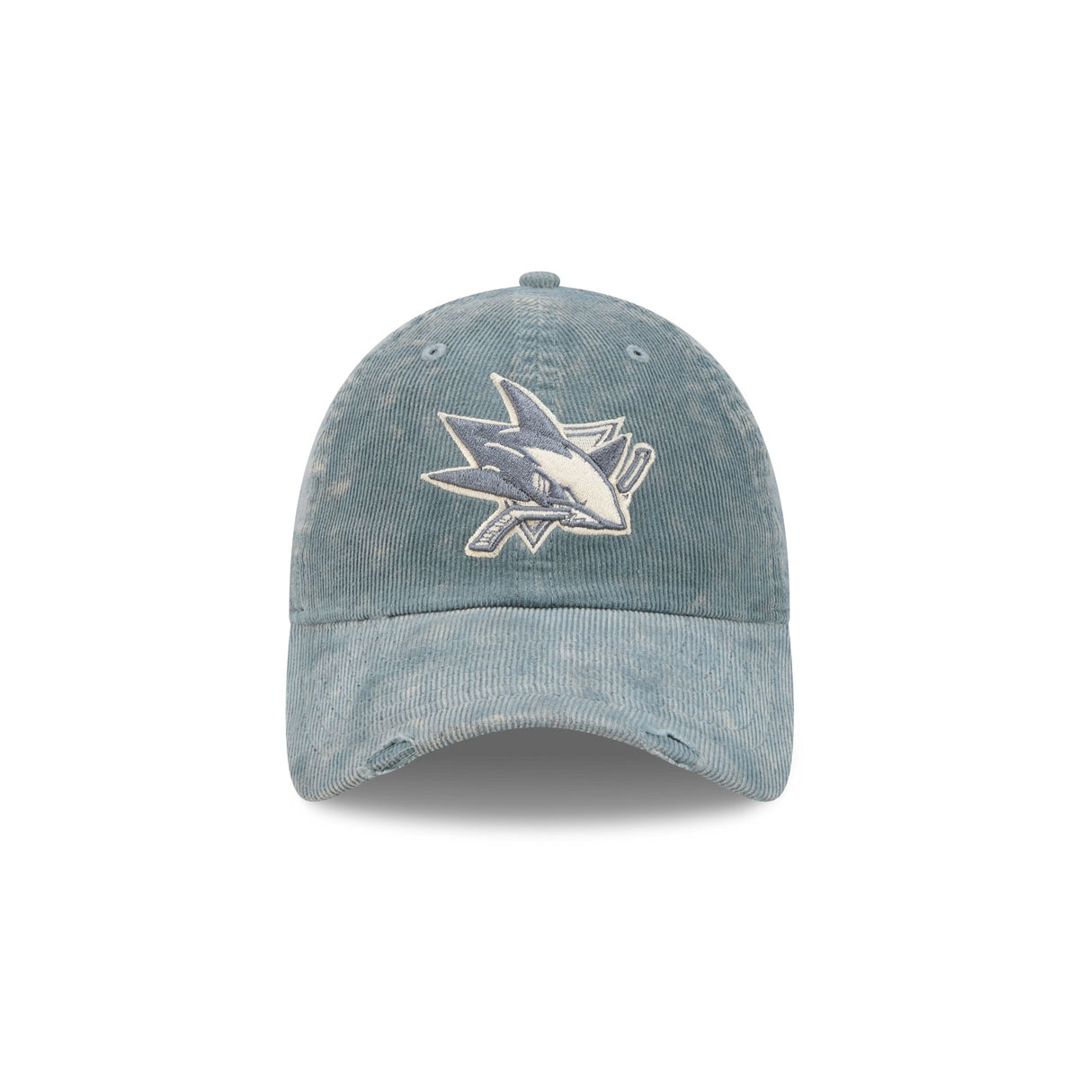 San Jose Sharks Washed Slate Blue Corduroy Casual Classic Adjustable Hat
