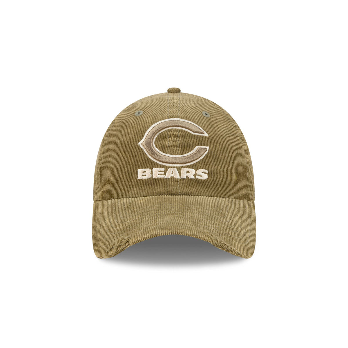 Chicago Bears Washed New Olive Corduroy Casual Classic Adjustable Hat