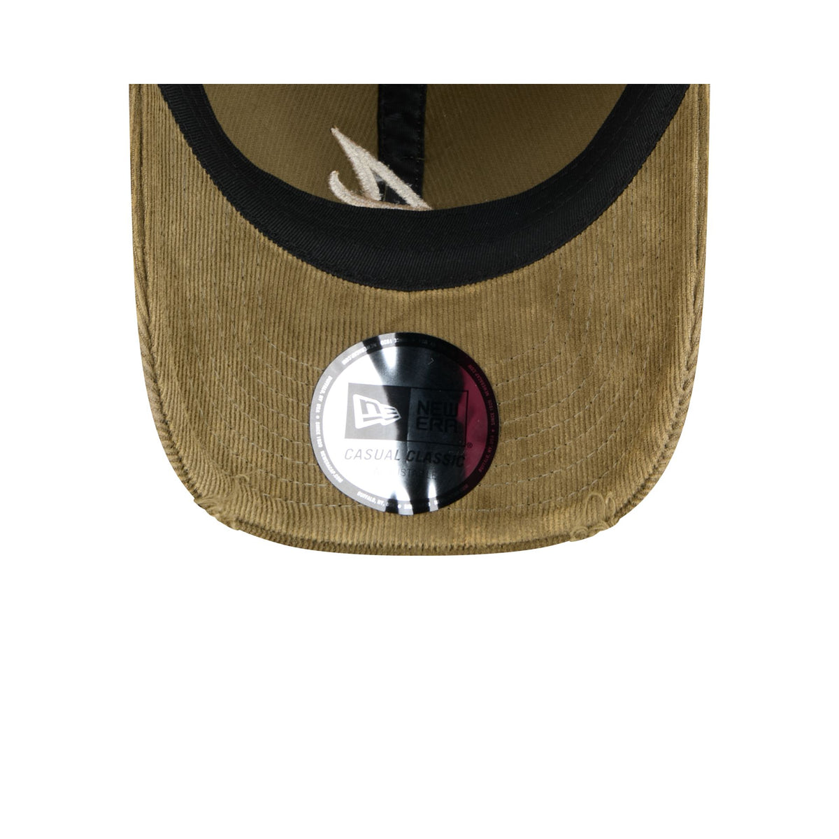 Atlanta Braves Washed New Olive Corduroy Casual Classic Adjustable Hat