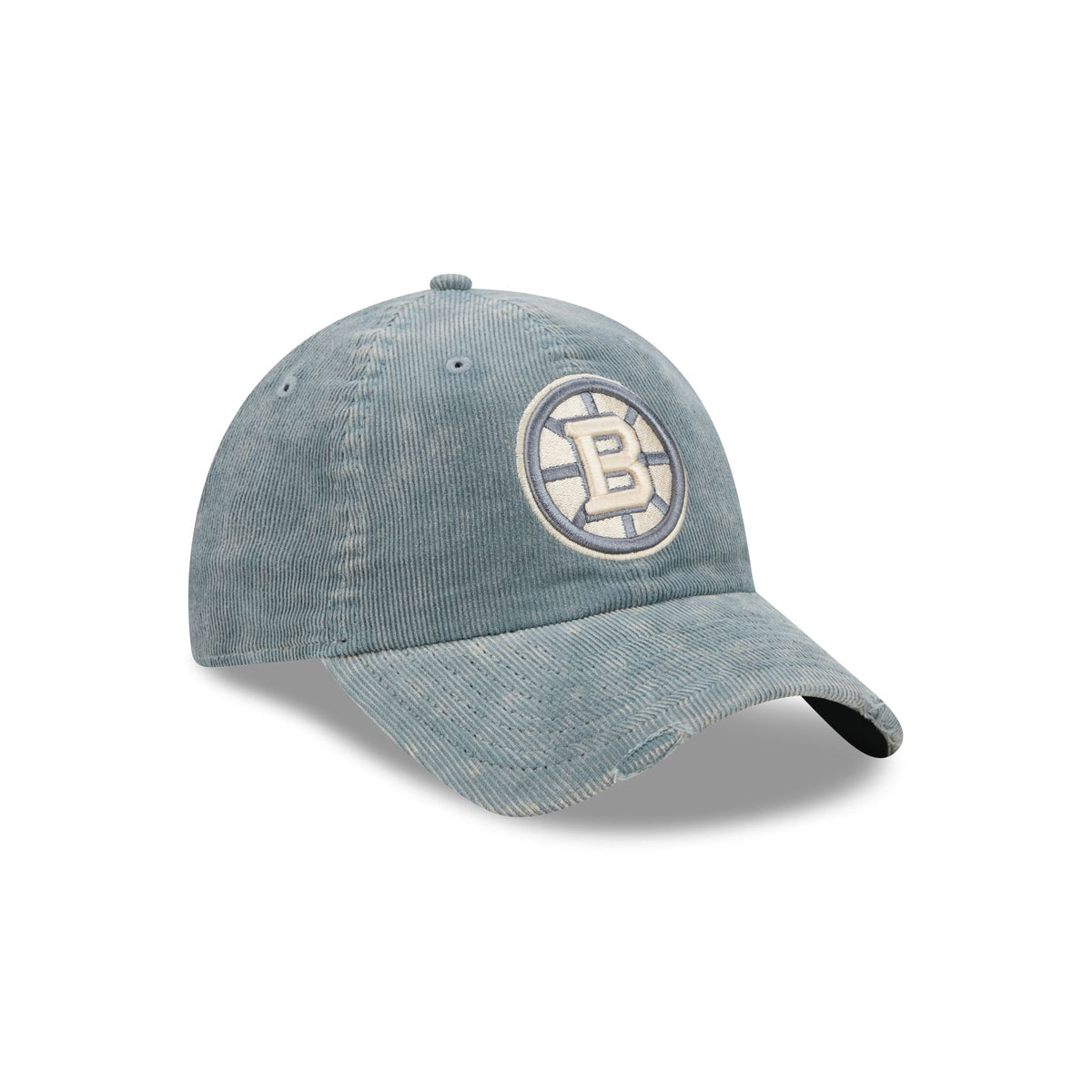 Boston Bruins Washed Slate Blue Corduroy Casual Classic Adjustable Hat