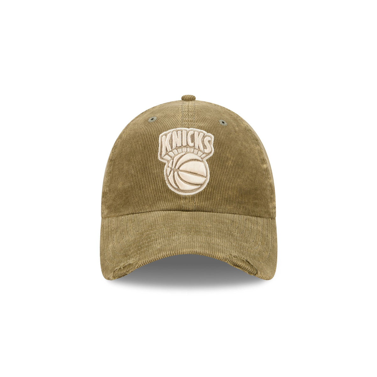 New York Knicks Washed New Olive Corduroy Casual Classic Adjustable Hat