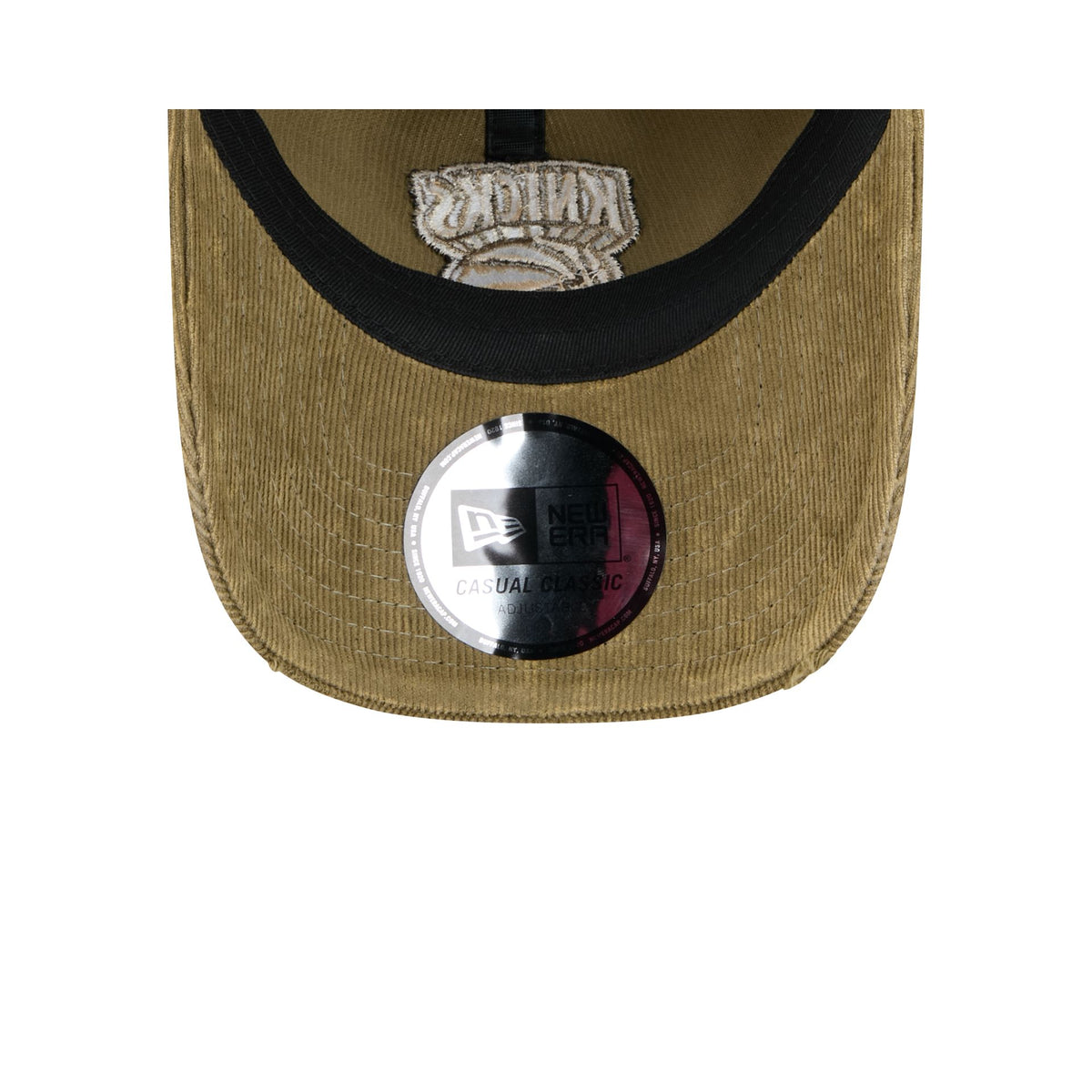 New York Knicks Washed New Olive Corduroy Casual Classic Adjustable Hat