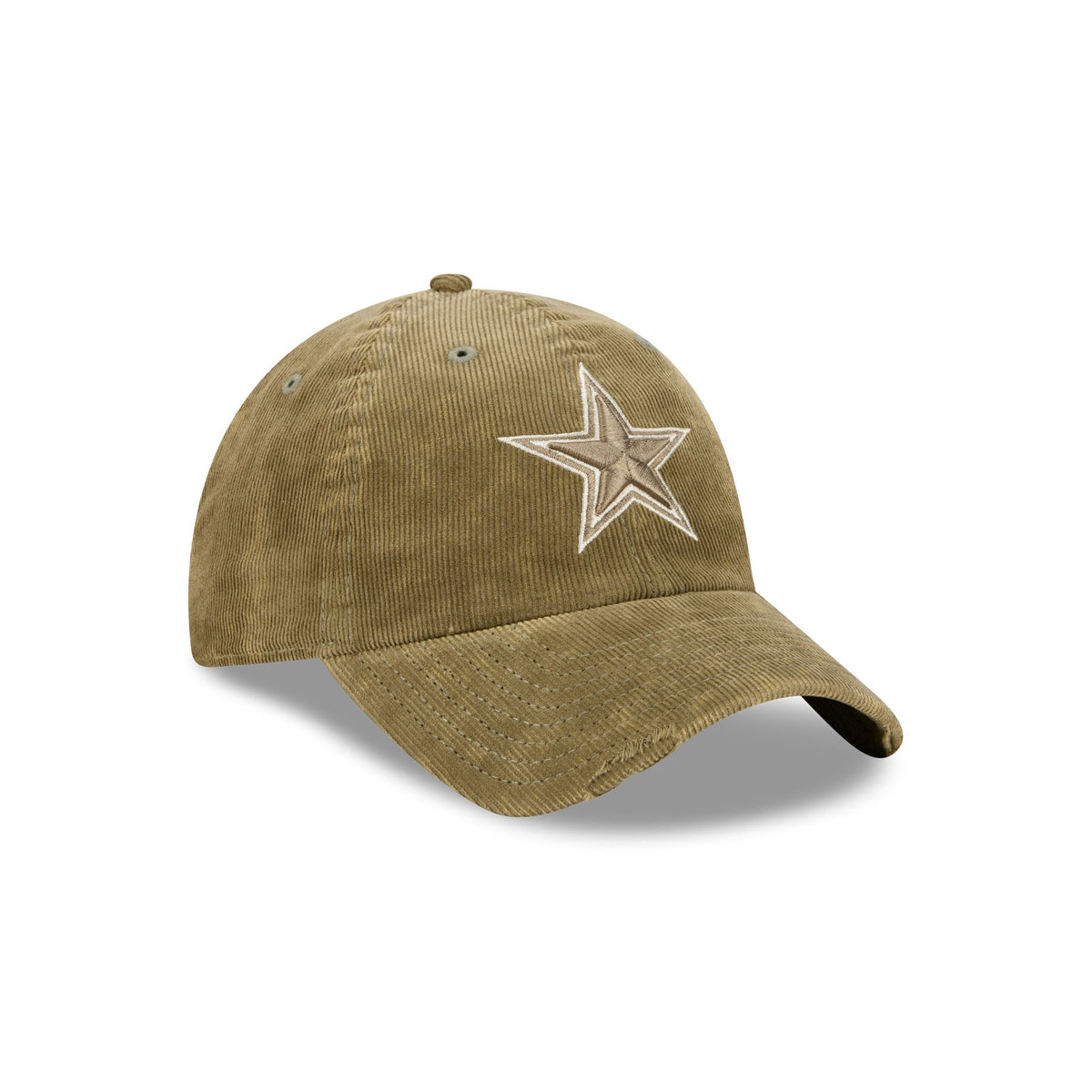Dallas Cowboys Washed New Olive Corduroy Casual Classic Adjustable Hat