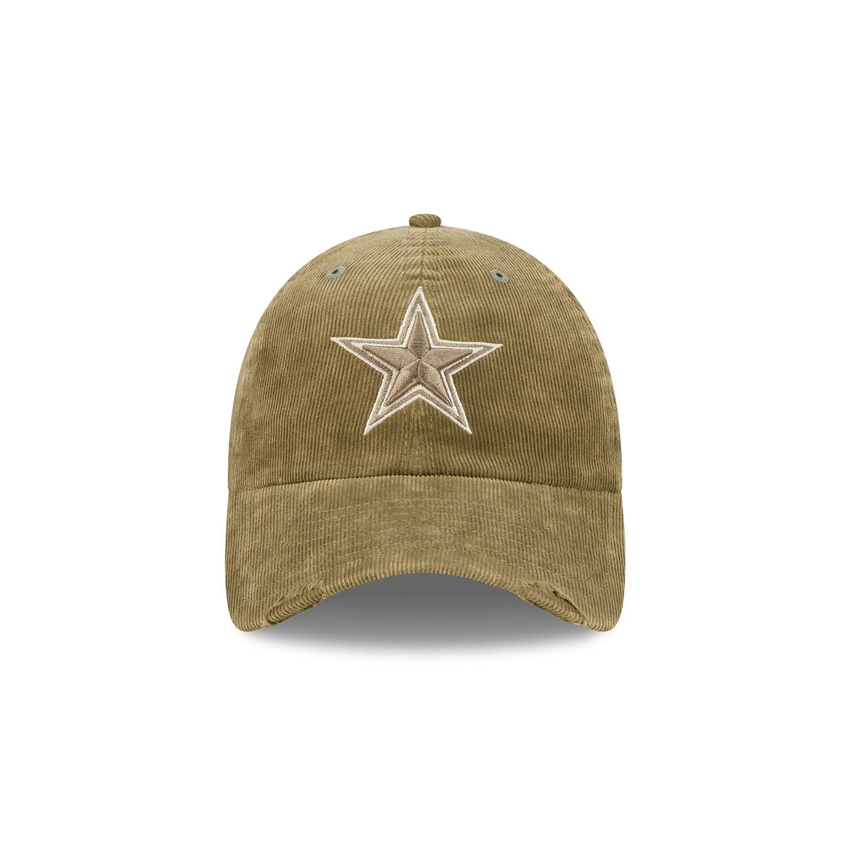 Dallas Cowboys Washed New Olive Corduroy Casual Classic Adjustable Hat