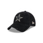 Dallas Cowboys Washed Black Corduroy Casual Classic Adjustable Hat