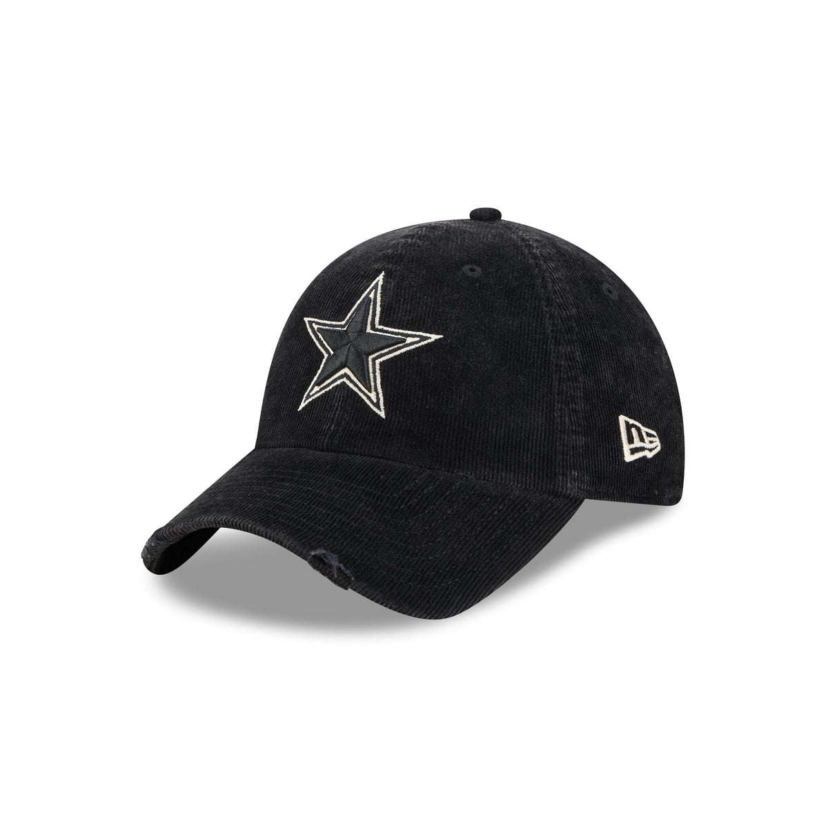 Dallas Cowboys Washed Black Corduroy Casual Classic Adjustable Hat