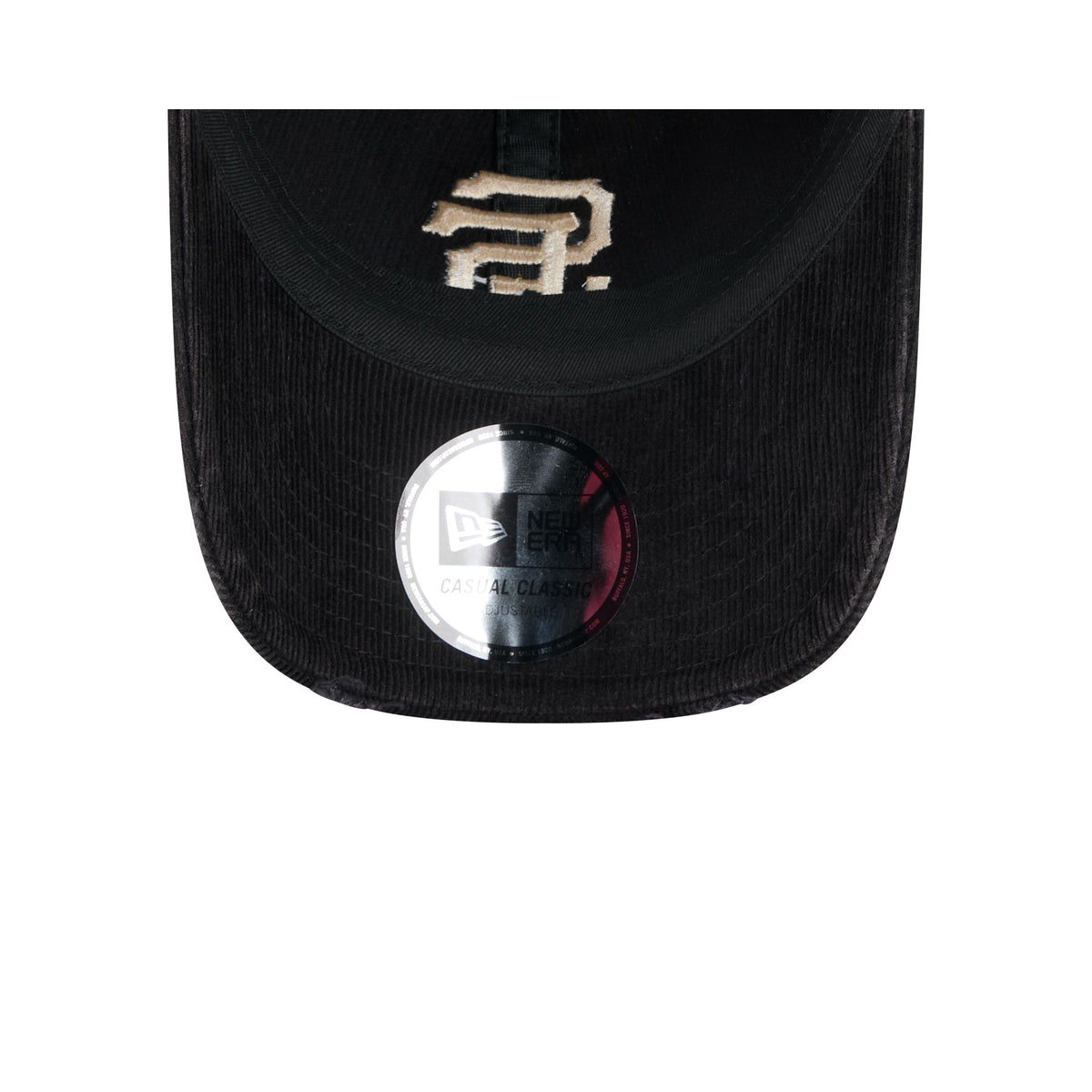 San Francisco Giants Washed Black Corduroy Casual Classic Adjustable Hat
