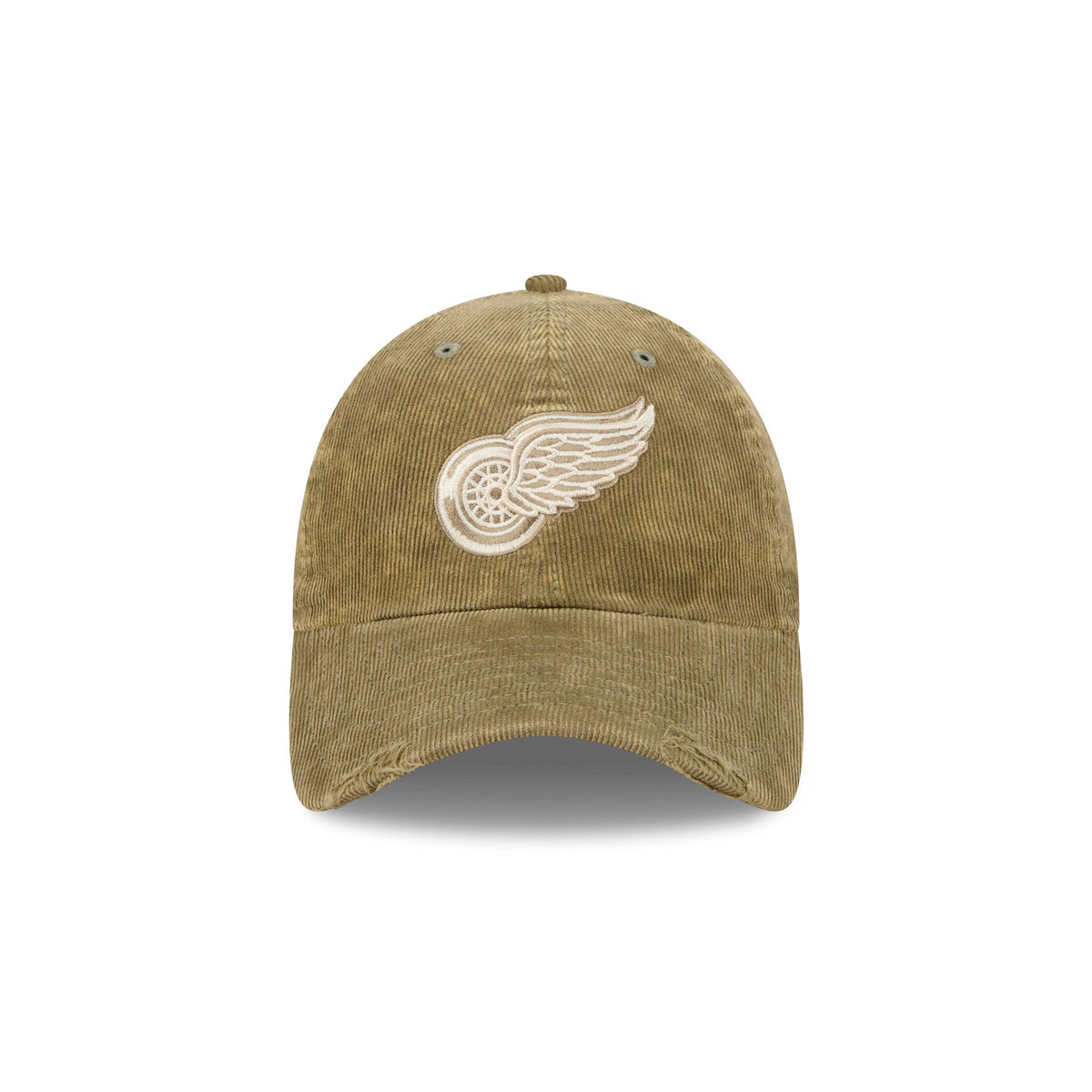 Detroit Red Wings Washed New Olive Corduroy Casual Classic Adjustable Hat