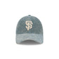 San Francisco Giants Washed Slate Blue Corduroy Casual Classic Adjustable Hat