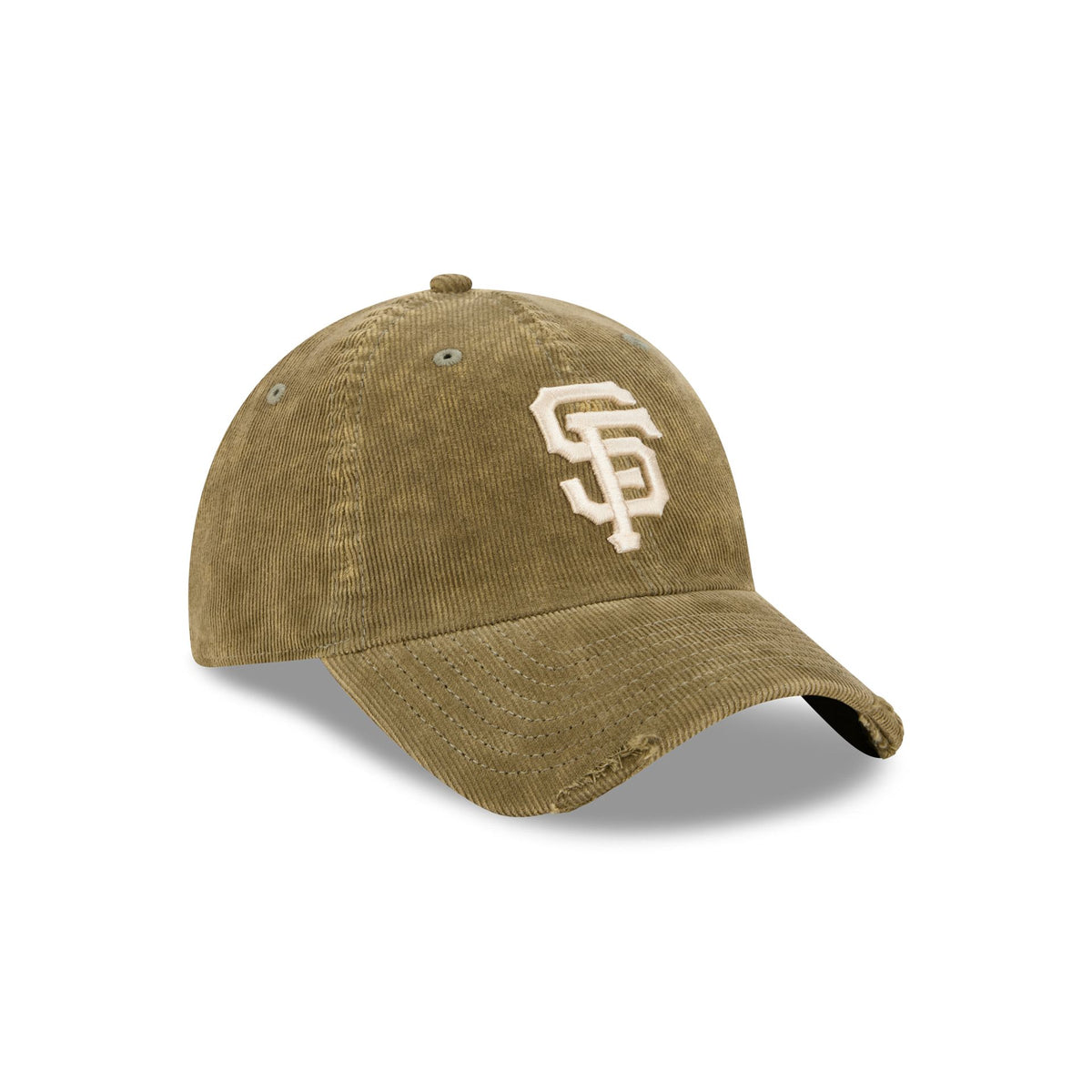 San Francisco Giants Washed New Olive Corduroy Casual Classic Adjustable Hat