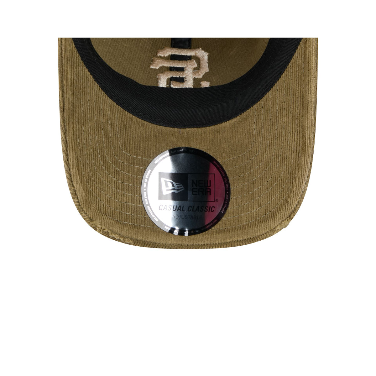 San Francisco Giants Washed New Olive Corduroy Casual Classic Adjustable Hat