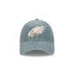 Philadelphia Eagles Washed Slate Blue Corduroy Casual Classic Adjustable Hat