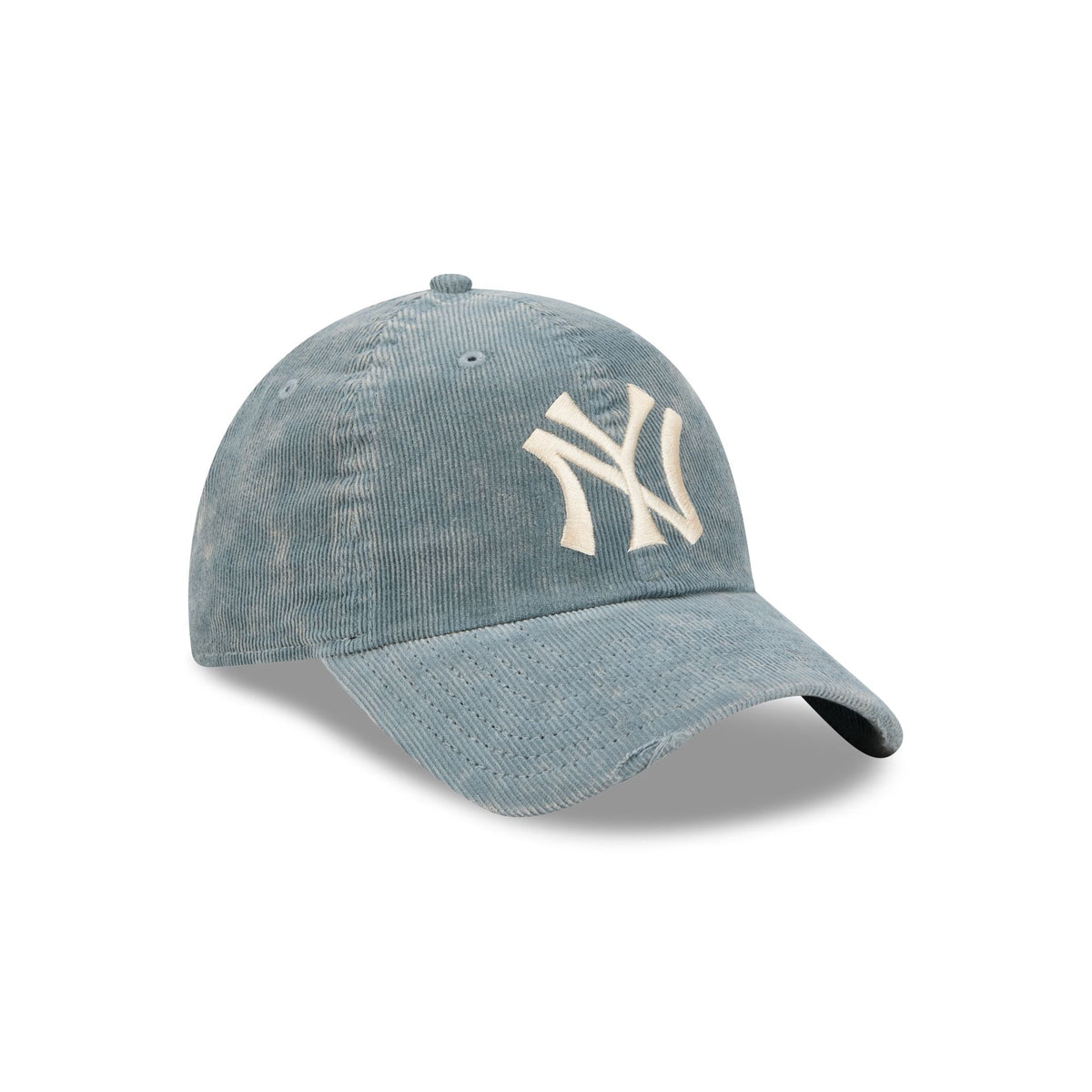 New York Yankees Washed Slate Blue Corduroy Casual Classic Adjustable Hat