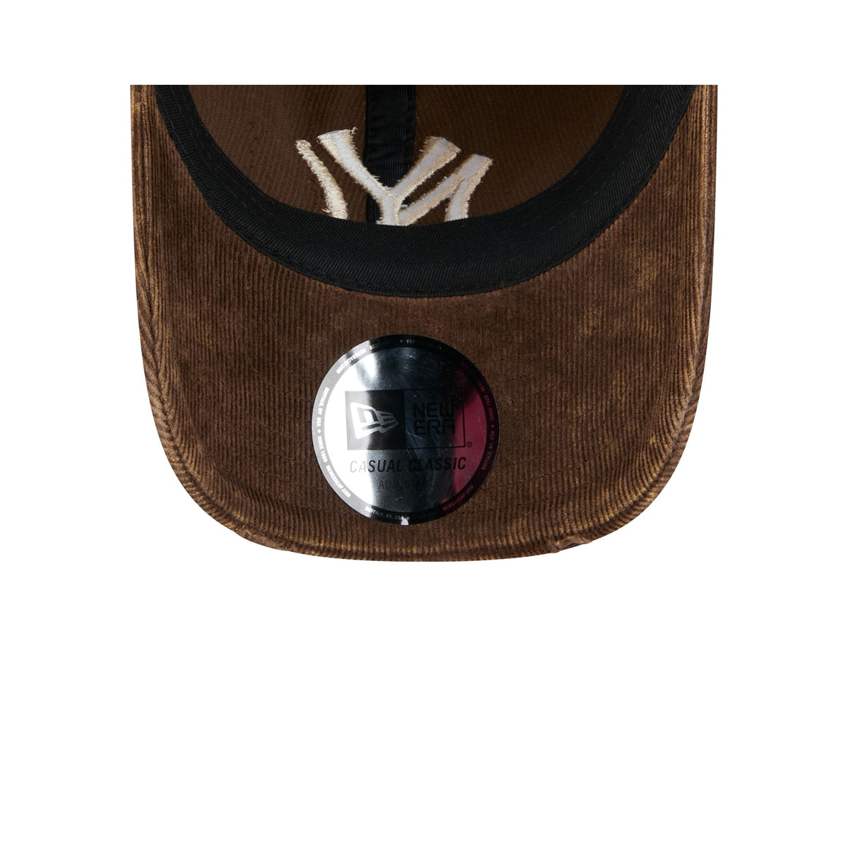 New York Yankees Washed Walnut Corduroy Casual Classic Adjustable Hat