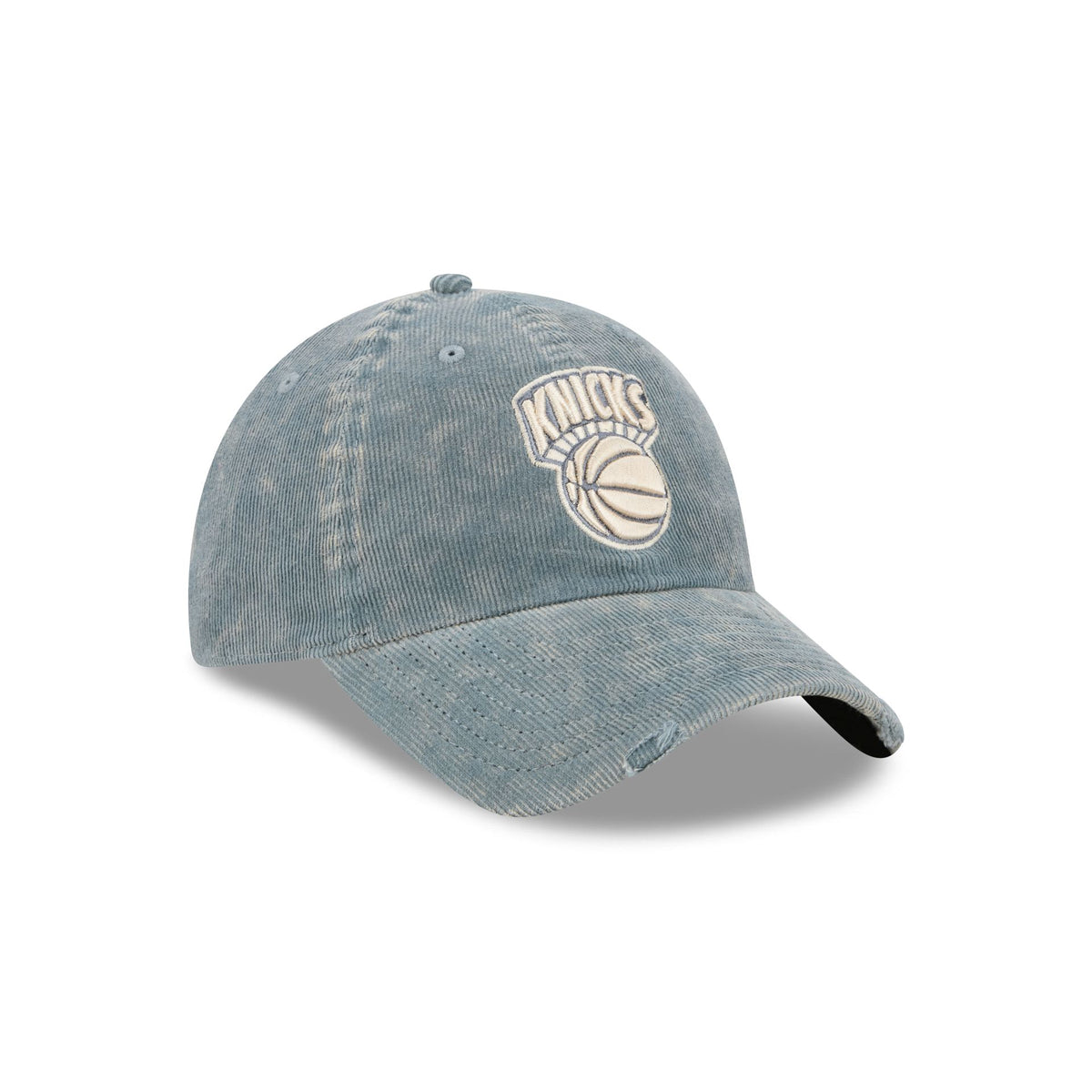 New York Knicks Washed Slate Blue Corduroy Casual Classic Adjustable Hat