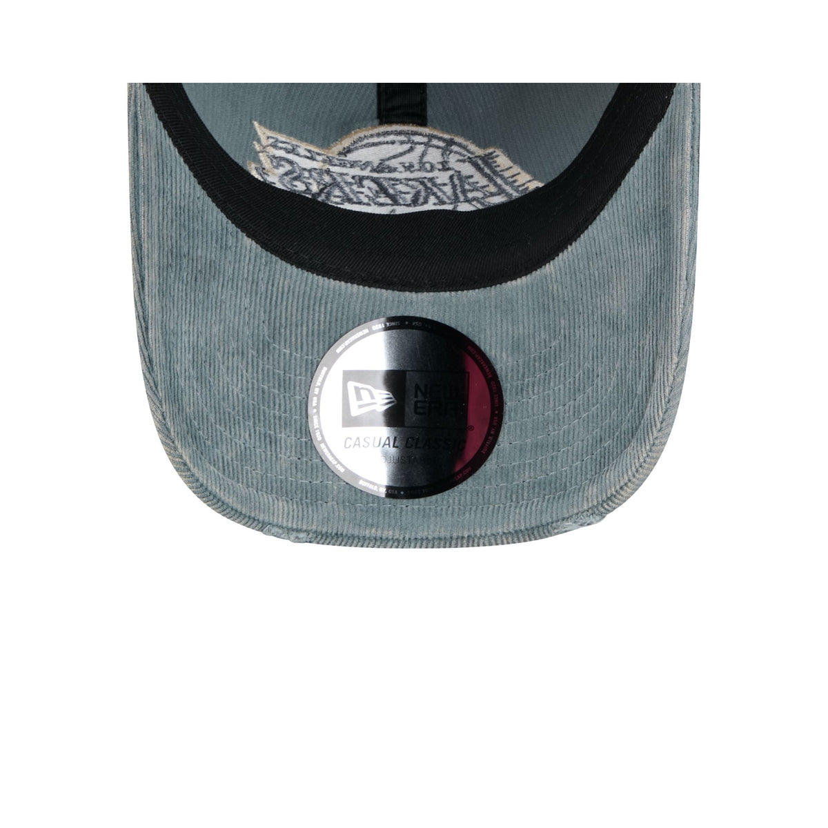 Los Angeles Lakers Washed Slate Blue Corduroy Casual Classic Adjustable Hat
