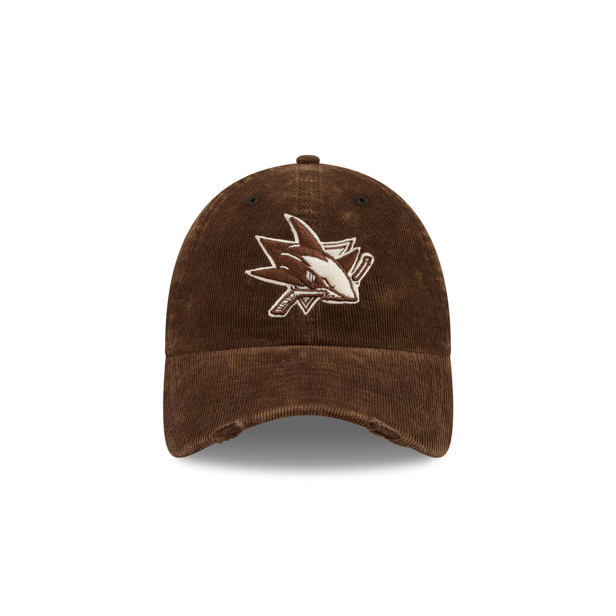 San Jose Sharks Washed Walnut Corduroy Casual Classic Adjustable Hat