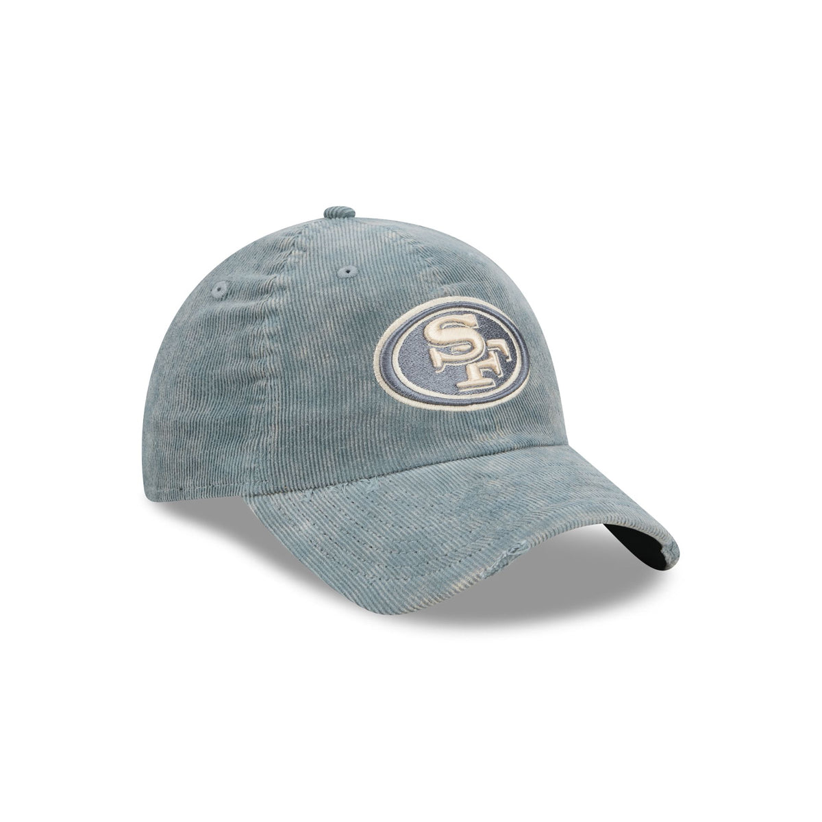 San Francisco 49ers Washed Slate Blue Corduroy Casual Classic Adjustable Hat